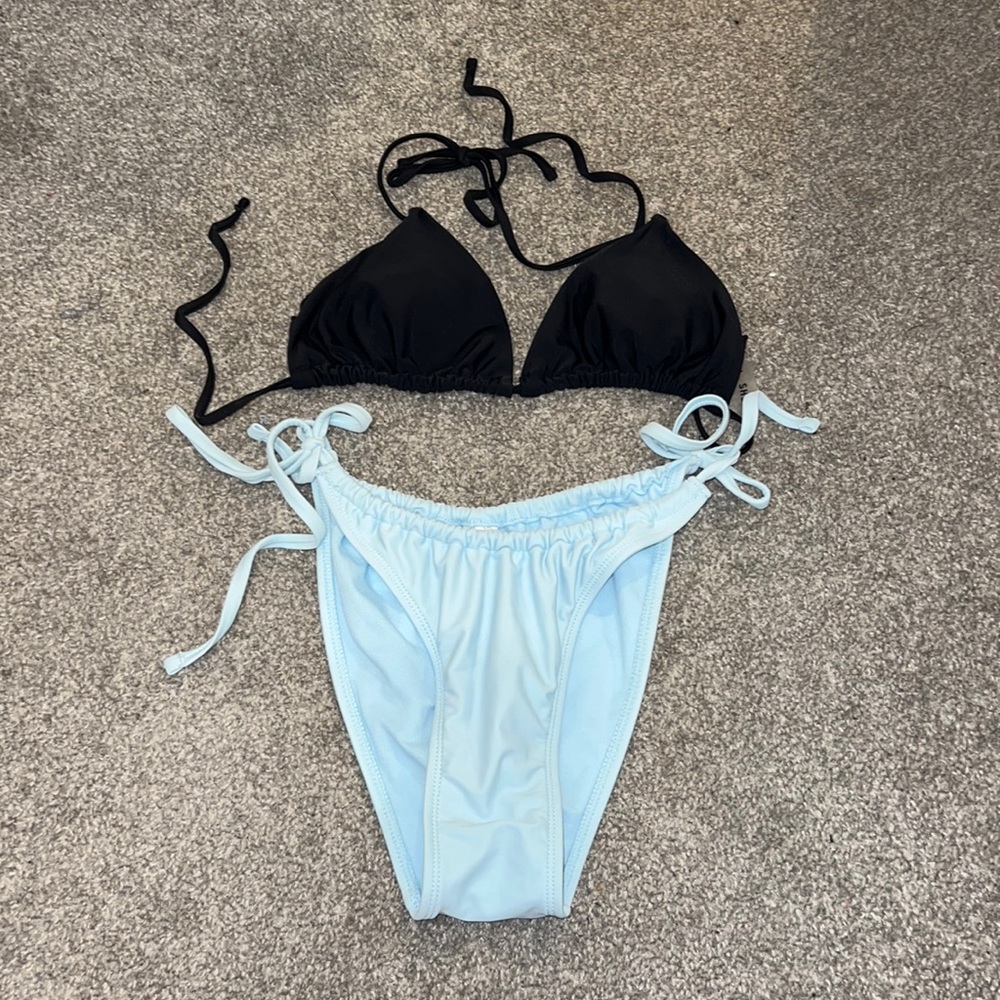 Shien bikini top and a target bikini bottoms